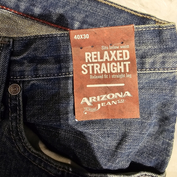 Arizona Jeans NWT 40x30 Light Stone - Picture 2 of 4